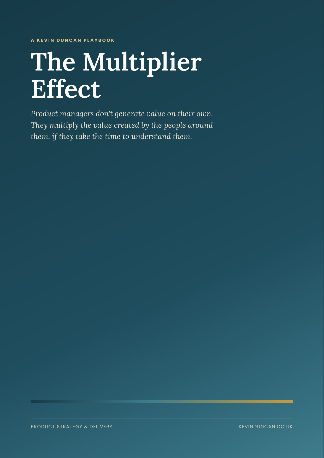 The Multiplier Effect playbook cover